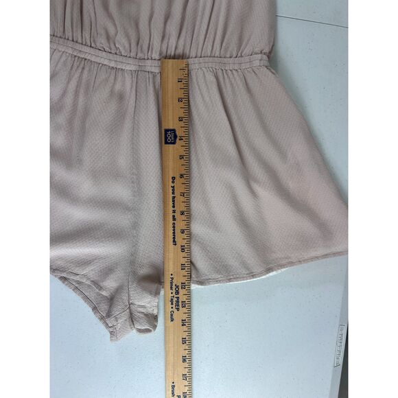 Some Days Lovin Women's Blush Pink Romper Adjustable Spaghetti Straps Size S - Picture 9 of 10